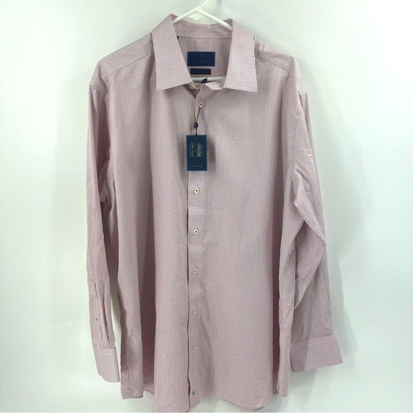 NWT David Donahue Longsleeve Button Down - Picture 3 of 9